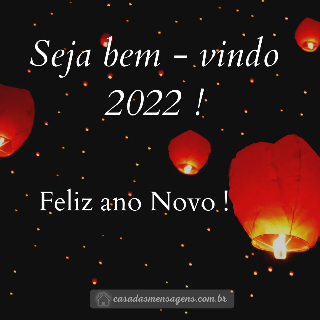 mensagem de feliz 2022
