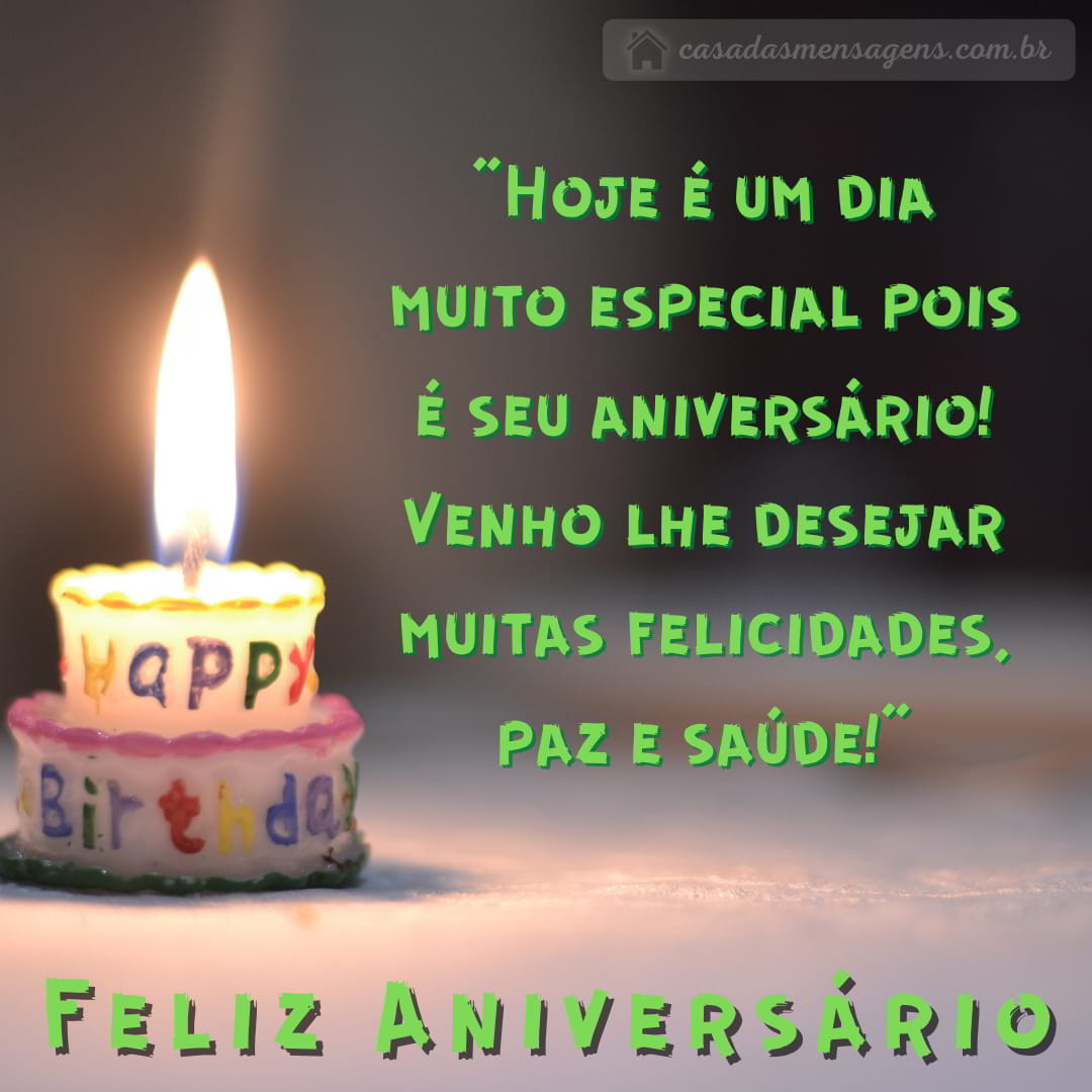 mensagem de aniversário um dia especial